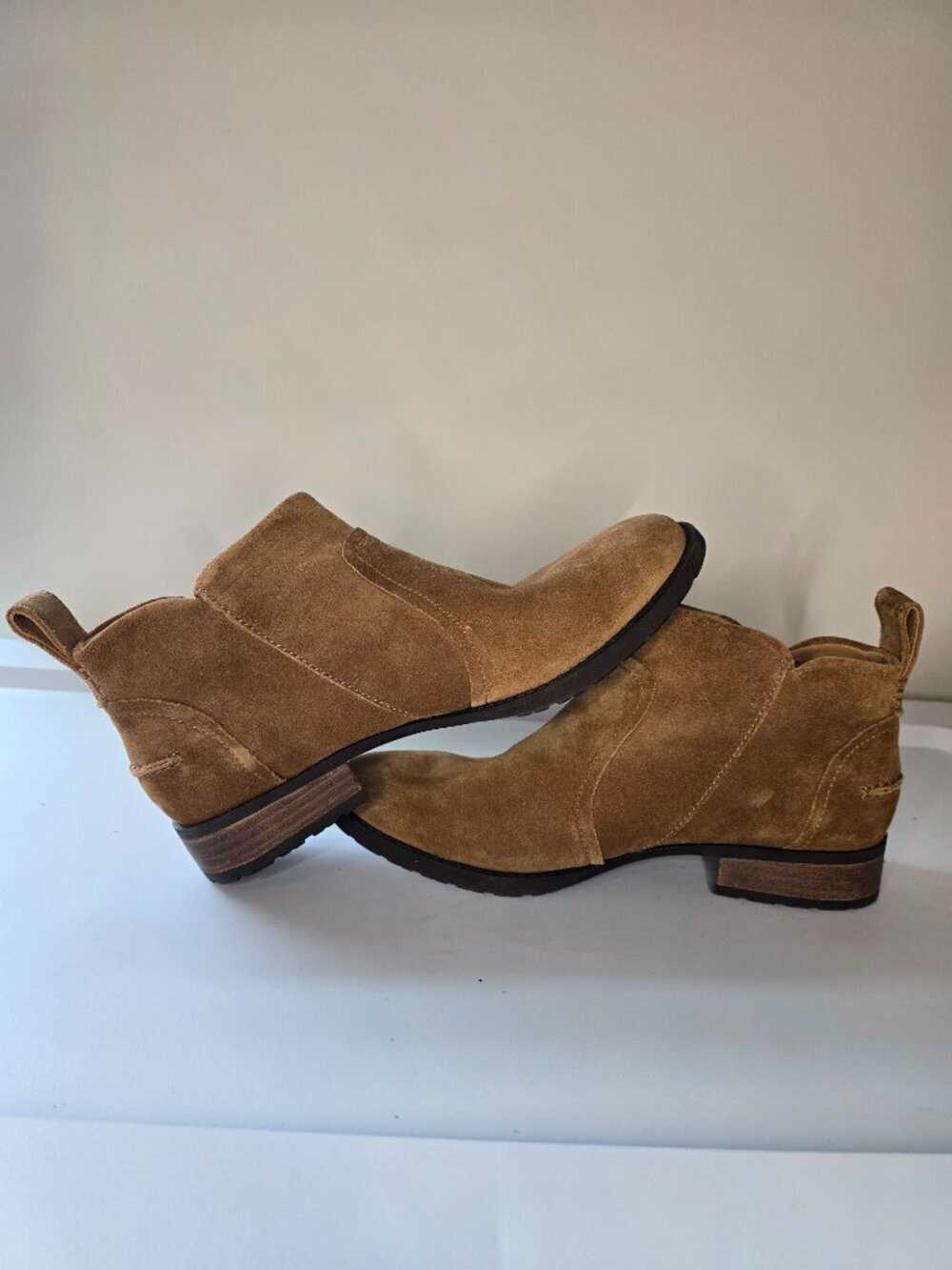 Ugg Women's Aureo Suede - Waterproof, Side Zip, Ankle Boot, Brown - Picture 3 of 7